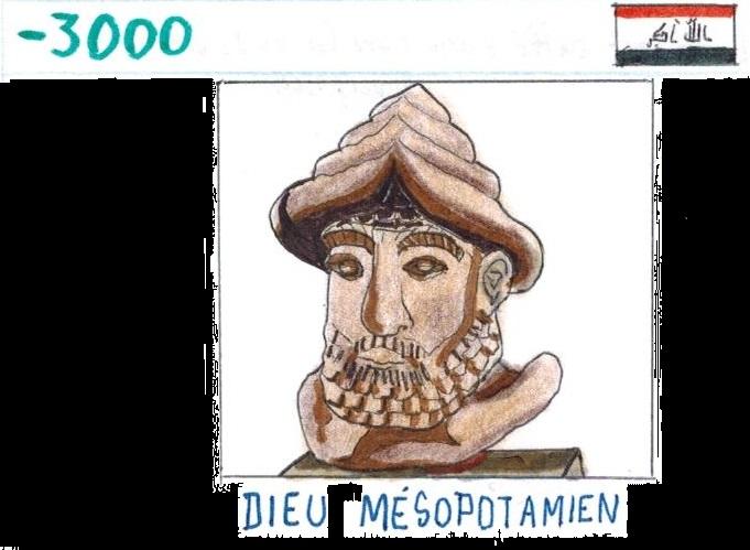 3000 dieu mesopotamien